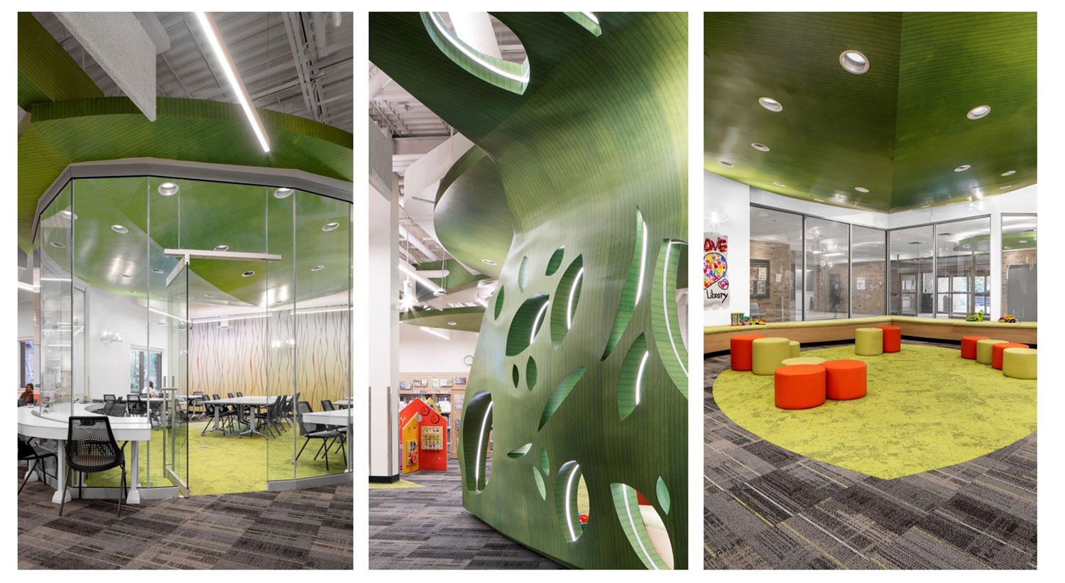 Maple Library Collage